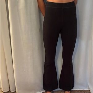 Arie Kids Black Flared Leggings